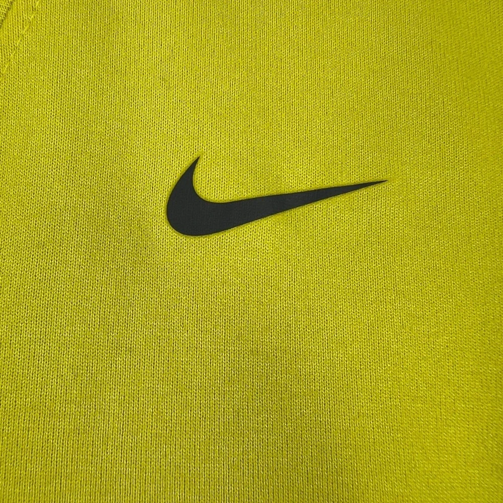 Nike Shirt Dri Fit Womens‎ Small Yellow Short Sleeve V Neck Regular Fit Gym Run
